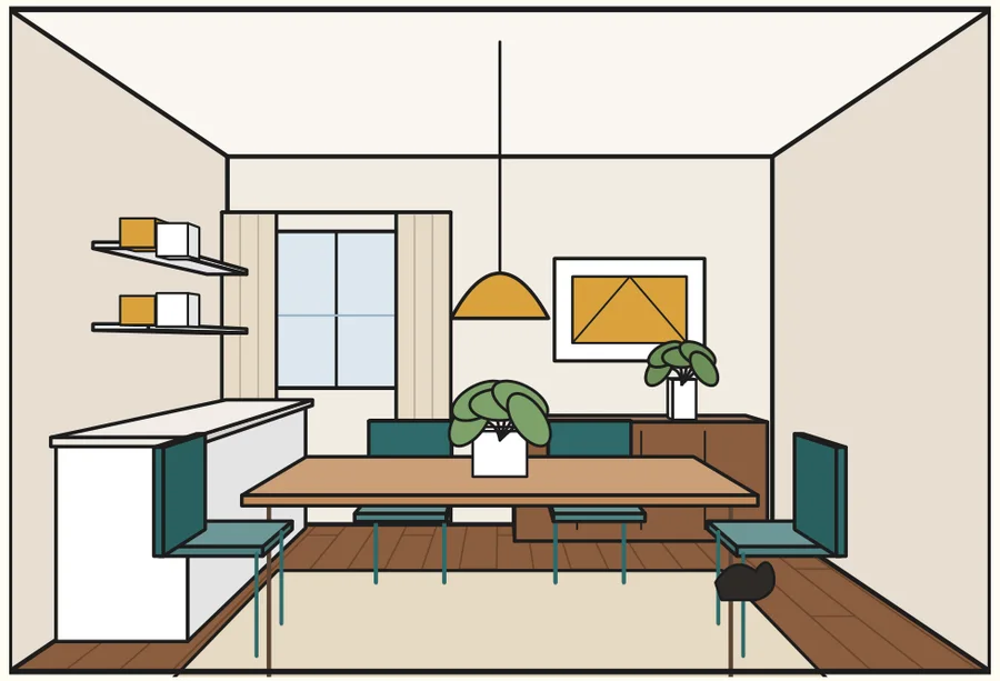 ภาพประกอบในเล่ม HOME STYLE · ROOM 03 — DINING & KITCHEN ภาพที่ 1