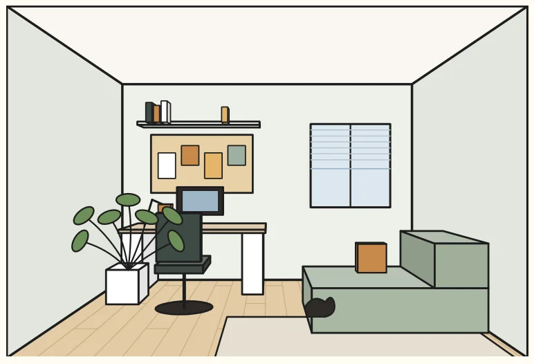 ภาพประกอบในเล่ม HOME STYLE · ROOM 04 — WORKSPACE ภาพที่ 2